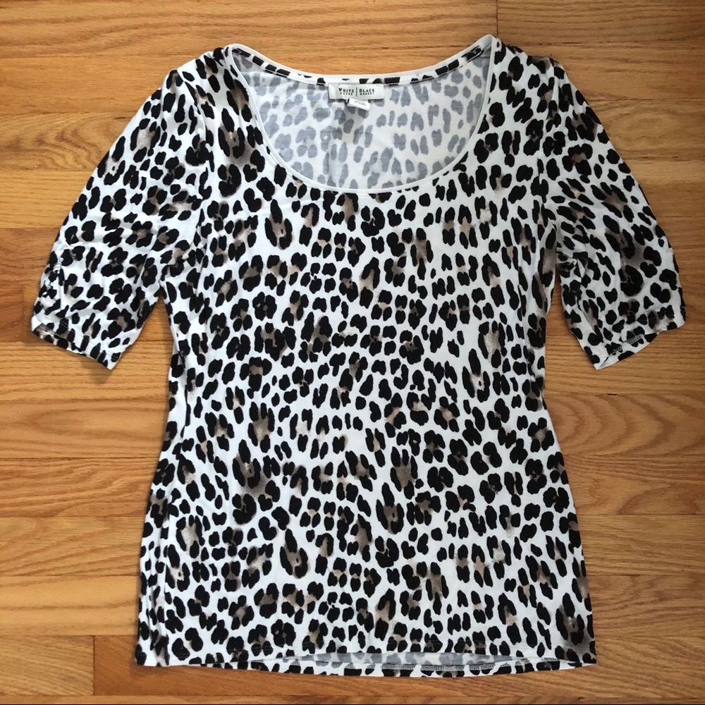 White House Black Market | Cheetah Print Top